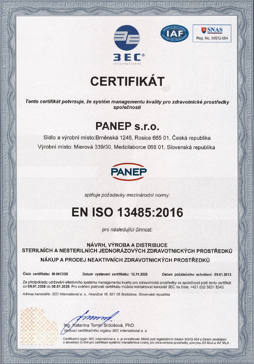 ISO 13485 CZ